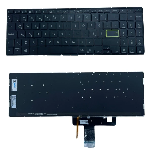 Asus 9Z.NG060M.801 Notebook Klavye Siyah TR Işıklı ürün görseli 1