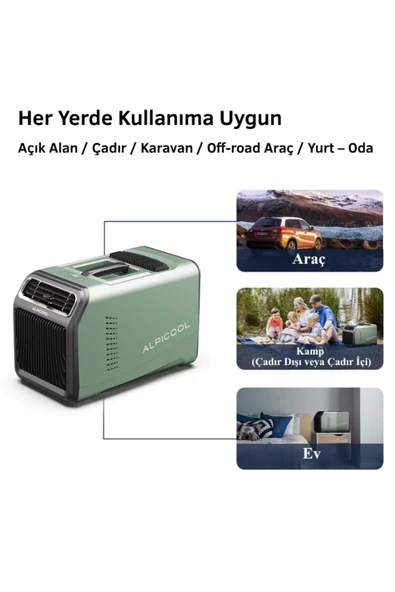220V Portatif Klima (5100 BTU) - Resim 2