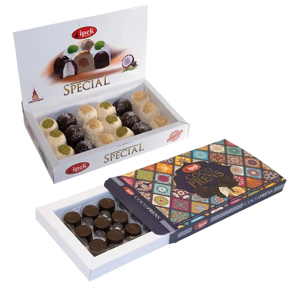 İpek Pişmaniye Çikolatalı Pişmaniye Coco Prens 18'li + Special 425 gr 2 li Set ürün görseli 1