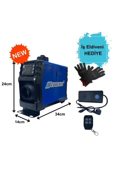 Cool man Webasto Tipi A44 Mini Portatif Dizel Isıtıcı (2.8kW) ürün görseli 1