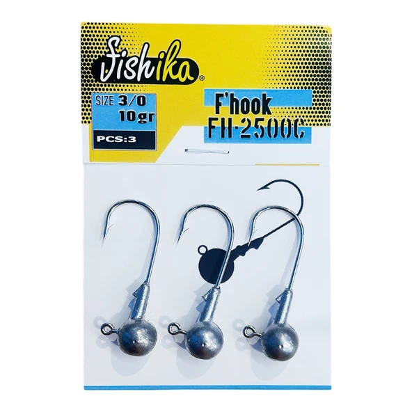 Fishika 2500 #3/0 10gr Jig Head ürün görseli 1