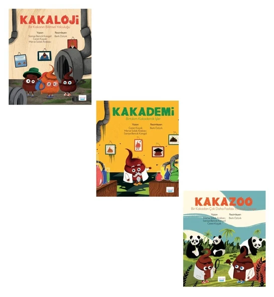Kakademi + Kakazoo + Kakaloji (3 Kitap) ürün görseli 1