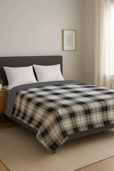 Soft Touch Çift Kişilik Modern Konfor Serisi Termal Battaniye YBT0029 RENKLİ 195 X 220 ürün görseli 1