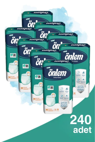 Yetişkin Emici Külot Bezi Orta Boy ( Medium ) 30 lu x 8 Adet ürün görseli 1