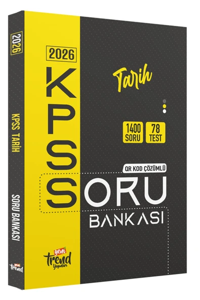 2026 Kpss Lise & Önlisans : Tarih Soru Bankası QR Kod çözümlü ürün görseli 1