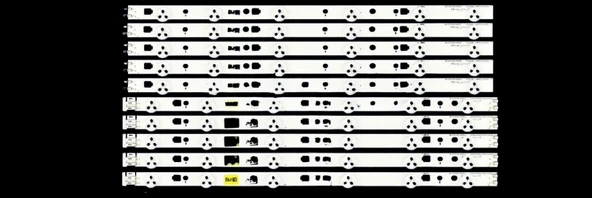 SAMSUNG, BN96-24136A, BN96-24137A, BN96-24090A, BN96-24089A, UE40EH5450, UE40EH5200, UE40EH5300, UE40EH5000, UE40EH6030, HG40EA590, HG40EA570, HG40EA570, TV LED BAR ürün görseli 1