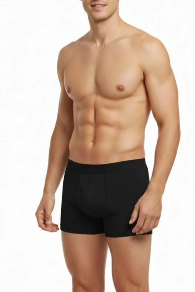Erkek Likralı Boxer Düz Renk BGL-ST05007 ürün görseli 1