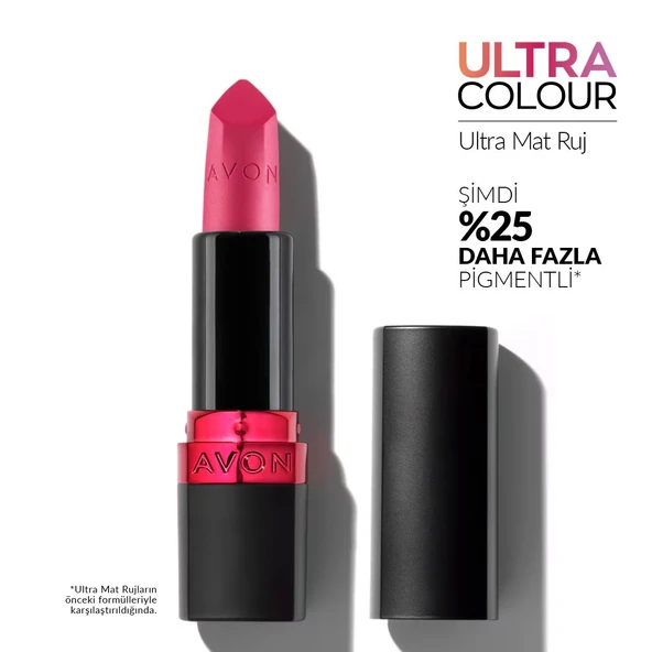 AVON Ultra Mat Ruj - Özel Koleksiyon - Power Pink ürün görseli 1