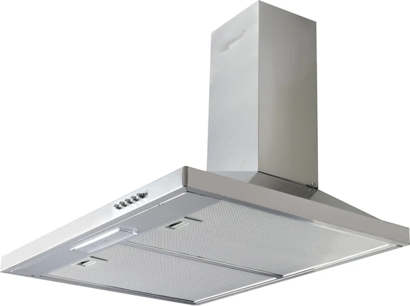 Gl General Gld 041X Lıne 90 cm Piramit Inox Davlumbaz ürün görseli 1
