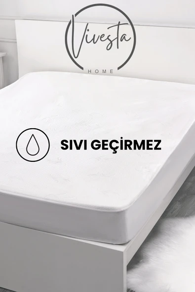 Vivesta Home 100x200 cm Sıvı Geçirmez Fitted Alez – Nefes Alabilir, Kaymaz, Yıkanabilir, Anti-Alerjik ürün görseli 1
