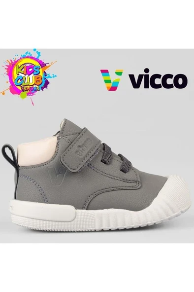 Vicco Paw II 946.E25K.377 Anatomik Taban Erkek Çocuk İlkadım Bot Füme 19-21 ürün görseli 1