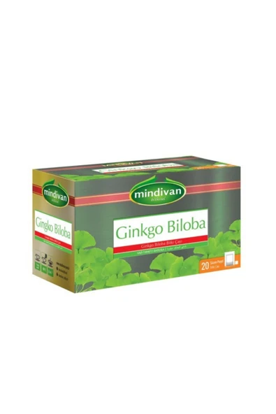 Mindivan Ginkgo Biloba Çayı 20'li Poşet Çay (2 Adet) ürün görseli 1