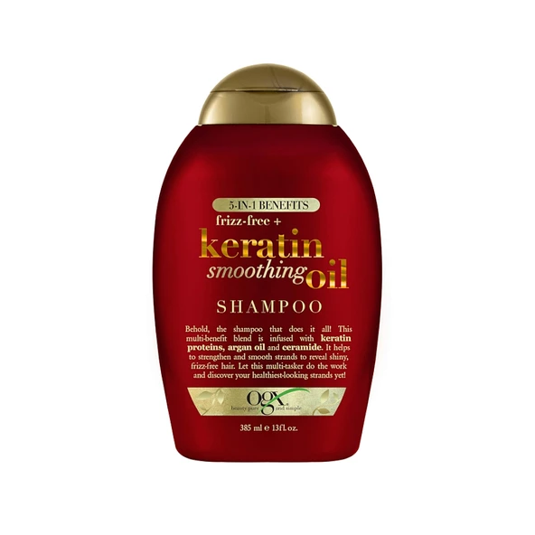 Organix Keratin Smoothing Oil Yağlı Kabarma Karşıtı Şampuan 385 ml ürün görseli 1