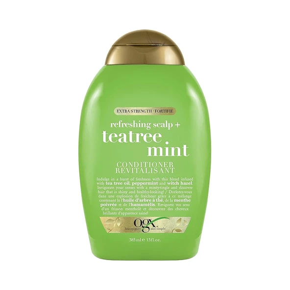 Organix Teatree Mint Canlandırıcı Saç Bakım Kremi 385 ml ürün görseli 1