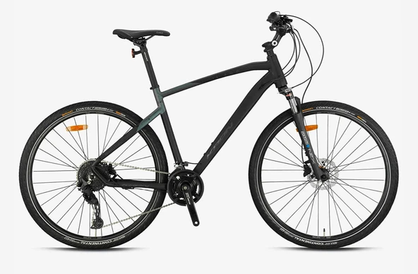 KRON TX 500 28 JANT 20 VİTES HİDROLİK DİSK FREN 20" YENİ CUES SİSTEM MAT SİYAH-FÜME(GREENWAY BİSİKLET) ürün görseli 1