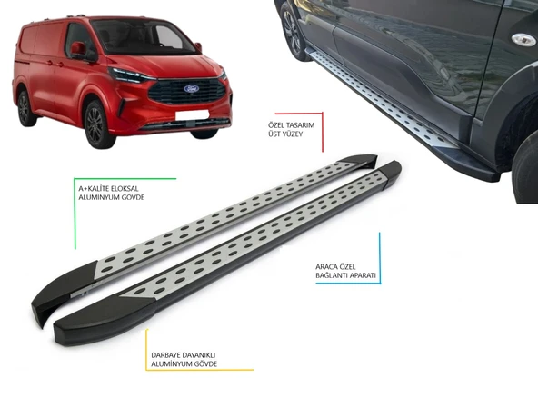 FORD TRANSİT NOKTALI YAN BASAMAK 2021 2022 2023 2024 2025 2026 ürün görseli 1