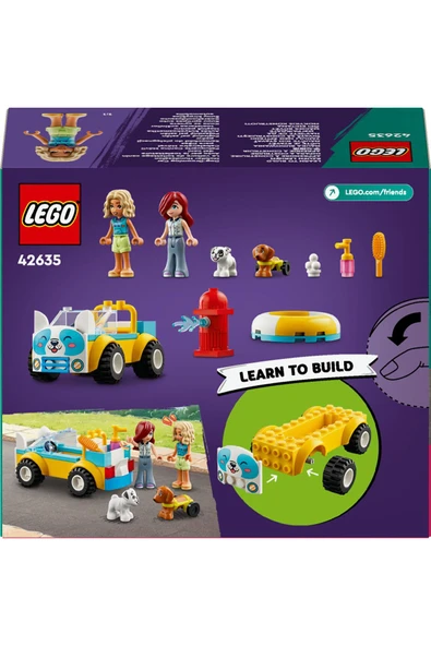 LEGO avnr Friends Köpek Kuaförü Arabası 42635 - 4 Yaş ve Üzeri Yapım Seti (60 Parça) rnva 1034239 ürün görseli 1
