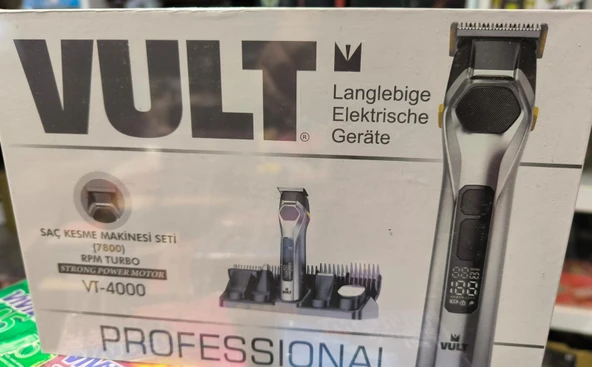 VULT VT 4000 SAÇ SAKAL VUCUT BAKIM SETİ ürün görseli 1