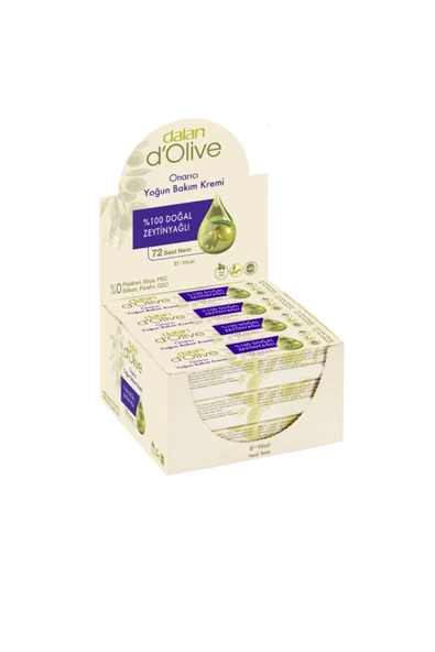 D'olive Onarıcı Yoğun Bakım Kremi 20 Ml 12 Adet Display Stand ürün görseli 1