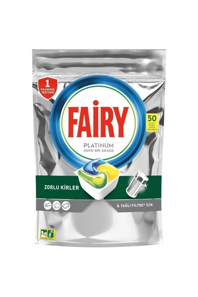 Fairy Platinum 50 li Bulaşık Makinesi Deterjanı ürün görseli 1
