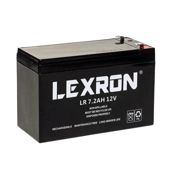 Lexron 7Ah Kuru Akü - Resim 2