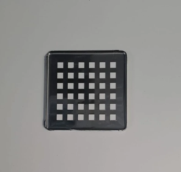 KROM YER SİFONU SÜZGECİ / KROM YER SİFONU KAPAĞI KARE 9,5 cmX9,5 cm ürün görseli 1