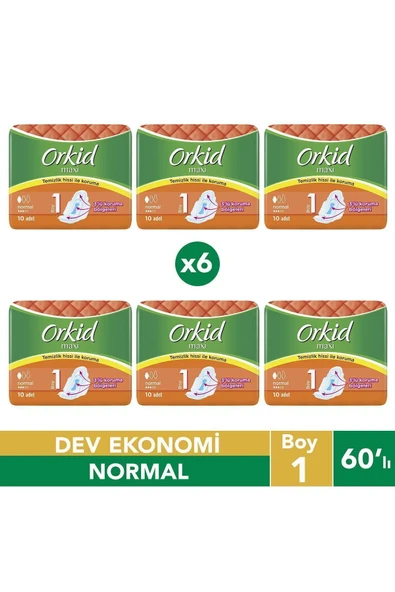 Orkid Maxi Kanatlı 10 Lu Normal ürün görseli 1