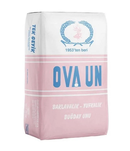 Ova Tek Geyik Baklavalık ve Yufkalık Un 25 Kg ürün görseli 1