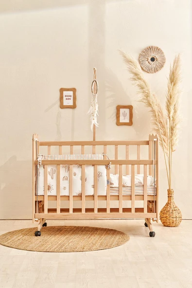 Soley Boho Bebek Yatak Koruyucusu (35x210) ürün görseli 1