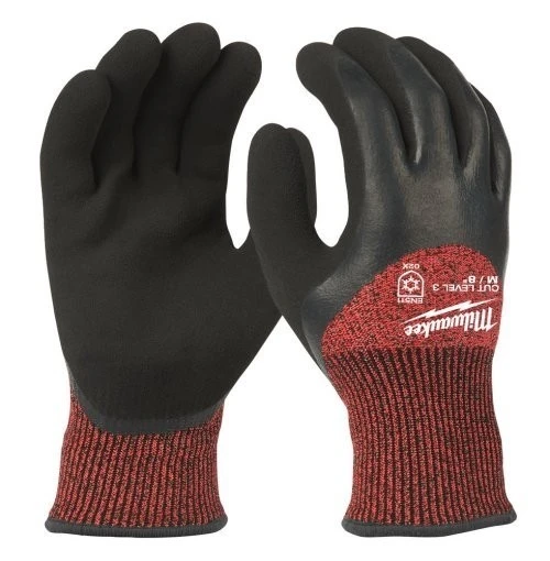 Milwaukee 3. Derece Kesik Korumalı Kışlık Nitril Eldiven - 9/ L - 12 Adet 4932471611 ürün görseli 1