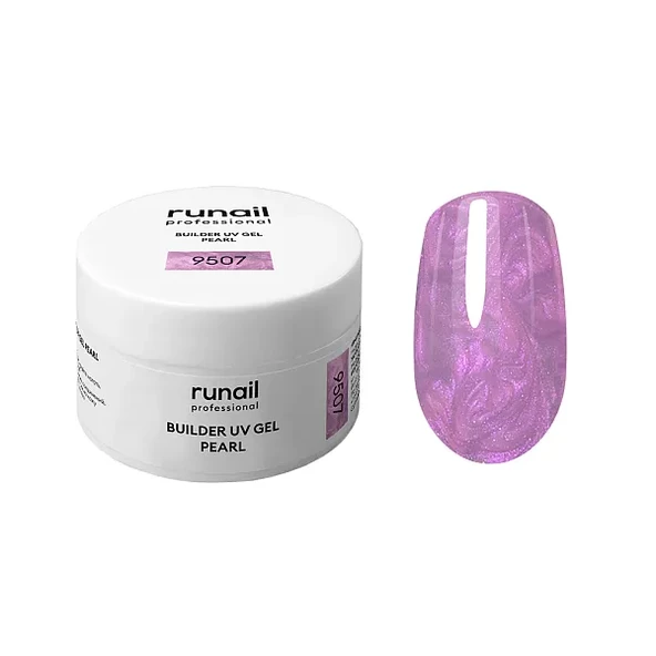 Fontenay RUNAİL Modelleme UV Jeli – İnci Efektli (BUILDER UV GEL PEARL), 15 g – No: 9507 ürün görseli 1