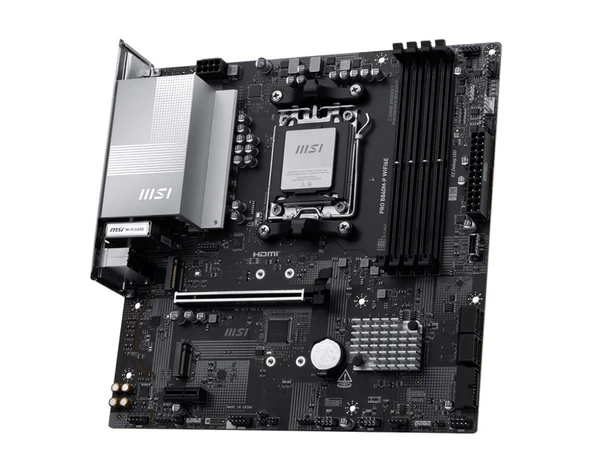 MSI PRO B840M-P WIFI6E DDR5 mATX AM5 ürün görseli 1