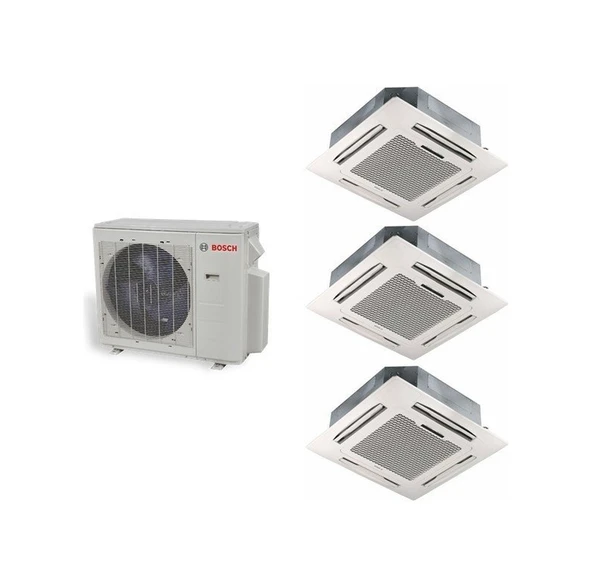 Bosch 21000 BTU 1 Dış + 3 İç Ünite (9+9+9) Kaset Tipi Multi Inverter Klima ürün görseli 1