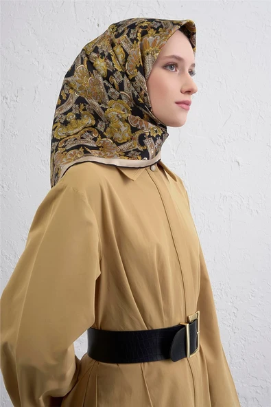 Twill İpek Eşarp -2025/2026 -94162D - Resim 6
