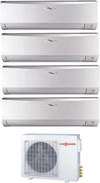 Viessmann Vitoclima Multi O4F3100M2 10.5 kW 1 Dış + 4 İç Ünite (9+9+12+18) Duvar Tipi Klima ürün görseli 1