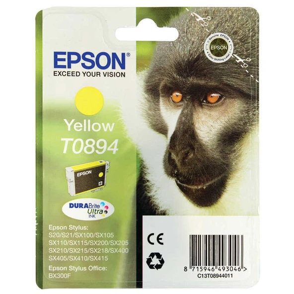EPSON T0894 KARTUŞ SARI SX415 ürün görseli 1