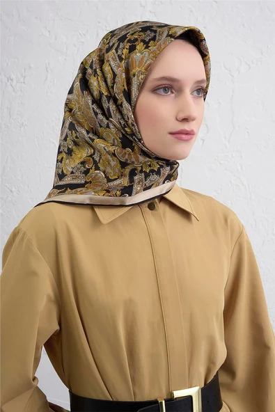 Twill İpek Eşarp -2025/2026 -94162D - Resim 5