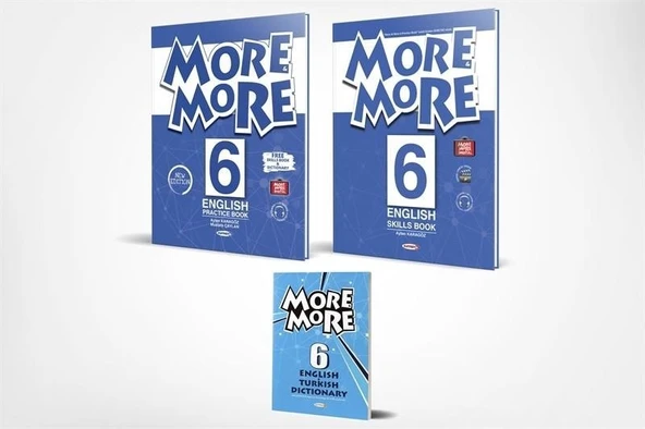 Kurmay Elt More And More 6. Sınıf English Practice Book + Skills Book ürün görseli 1