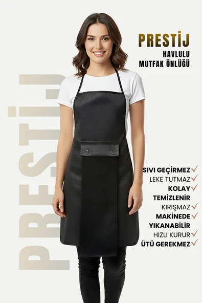 Prestij Sıvı Geçirmez Su Geçirmez Mutfak Önlüğü ürün görseli 1