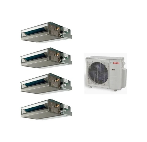 Bosch 42000 BTU 1 Dış + 4 İç Ünite (12+12+12+18) Kanal Tipi Multi Inverter Klima ürün görseli 1