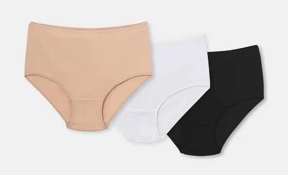 3 lü Paket Dagi Bayan Bato Slip Külot 5106KC ürün görseli 1