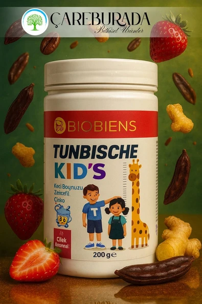 BİOBİENS TUNBİSCHE KİDS KİLO ALDIRICI BOY UZATICI 200GR. ürün görseli 1