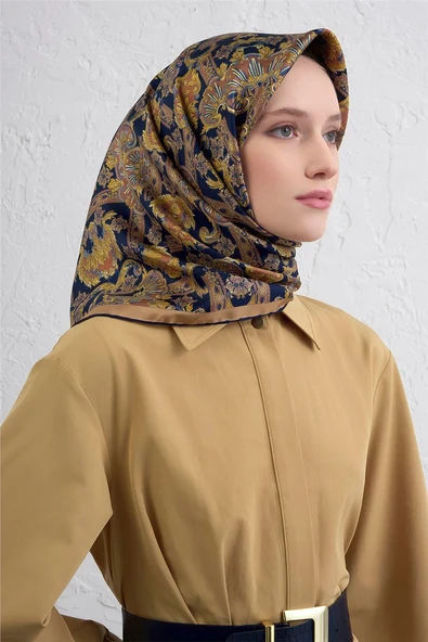 Twill İpek Eşarp -2025/2026 -94162D - Resim 3