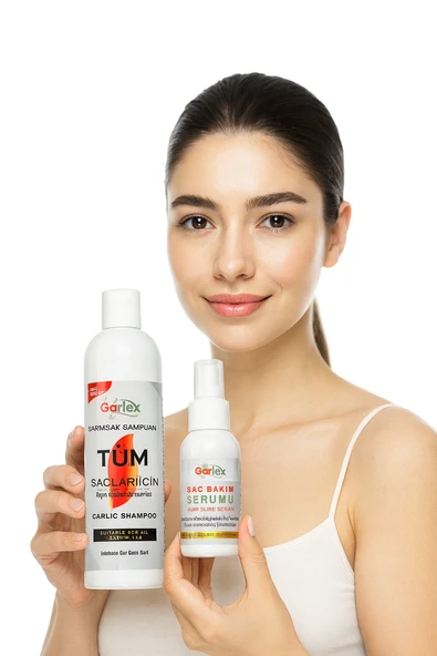Garlex Sarımsak Şampuanı 400 ml + Saç Bakım Serumu 100 ml ürün görseli 1