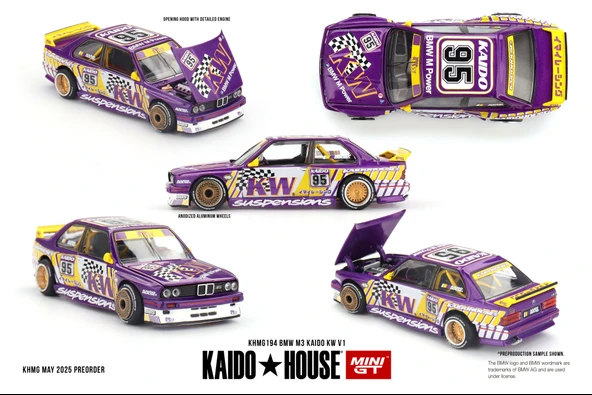 Kaido House BMW E30 M3 Kaido KW V1 194 ürün görseli 1