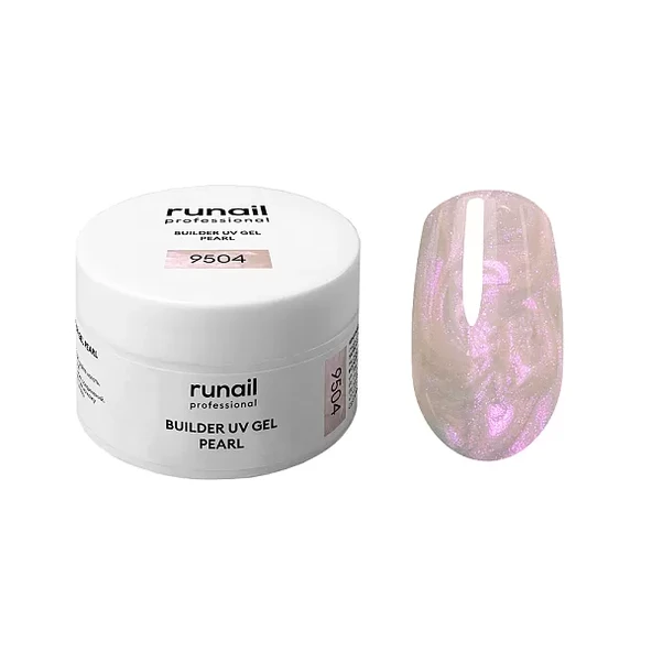 Fontenay RUNAİL Modelleme UV Jeli – İnci Efektli (BUILDER UV GEL PEARL), 15 g – No: 9504 ürün görseli 1
