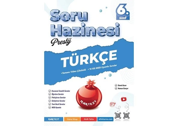 6. Sınıf Prestij Türkçe Soru Hazinesi ürün görseli 1