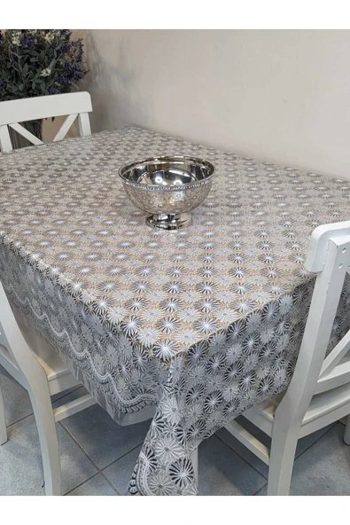 Ithal Pvc Muşamba - Desenli Silinebilir Masa Örtüsü ürün görseli 1