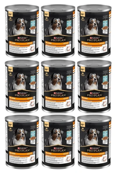 Pro Plan Balıklı Yetişkin Köpek Konservesi 400 Gr*9 Adet ürün görseli 1