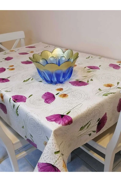 Elyaflı Pvc Muşamba - Desenli Silinebilir Masa Örtüsü ürün görseli 1